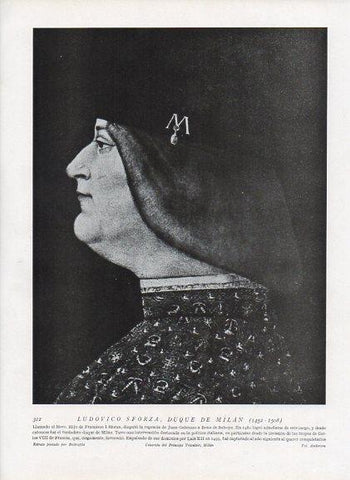 LAMINA V09999: Ludovico Sforza, por Boltraffio