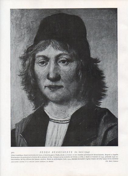 LAMINA V10042: Autorretrato de Pedro Berruguete