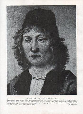 LAMINA V10042: Autorretrato de Pedro Berruguete