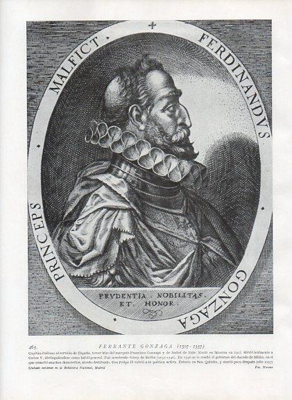 LAMINA V10073: Retrato de Ferrante Gonzaga
