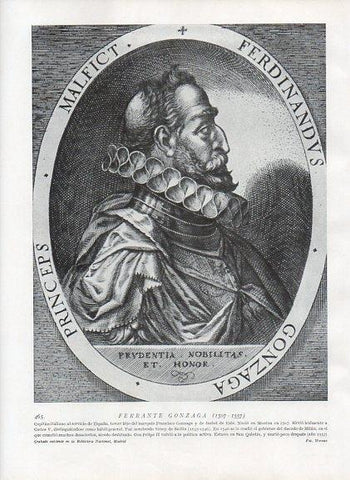 LAMINA V10073: Retrato de Ferrante Gonzaga