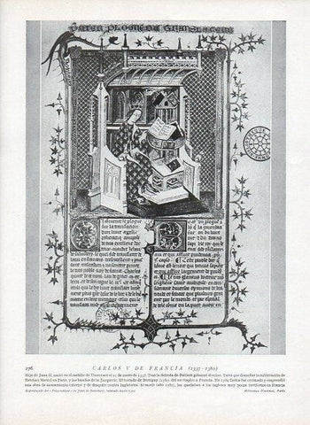 LAMINA V10092: Carlos V de Francia