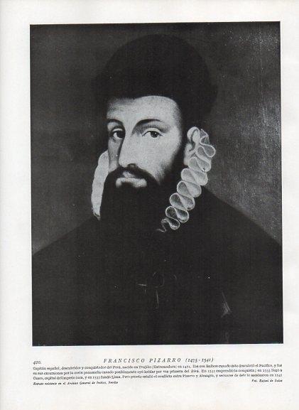 LAMINA V10051: Retrato de Francisco Pizarro, Archivo General de las Indias