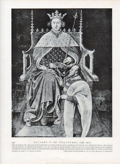 LAMINA V09991: Ricardo II de Inglaterra