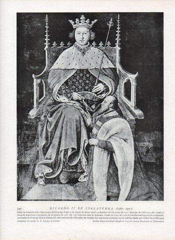 LAMINA V09991: Ricardo II de Inglaterra