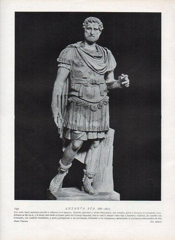 LAMINA V09925: Escultura de Antonio Pio