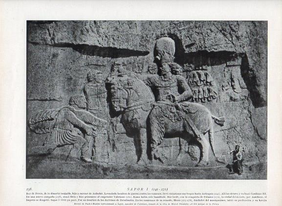 LAMINA V09928: Sapor I, relieve de Nach-i-Rustem