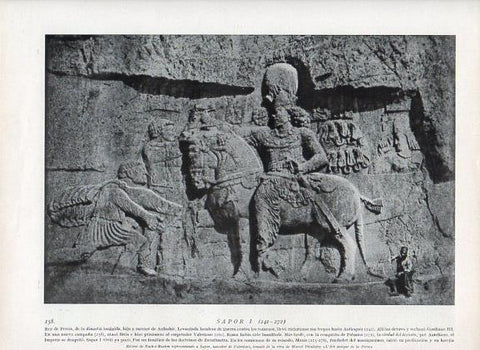 LAMINA V09928: Sapor I, relieve de Nach-i-Rustem