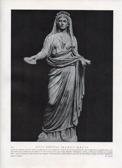 LAMINA V09908: Estatua de Livia Drusila
