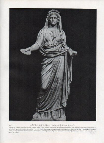 LAMINA V09908: Estatua de Livia Drusila
