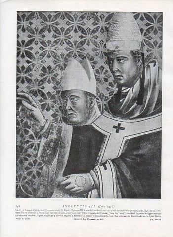LAMINA V09967: Inocencio III, fresco de Giotto