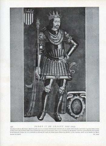 LAMINA V09971: Pedro II de Aragon, 