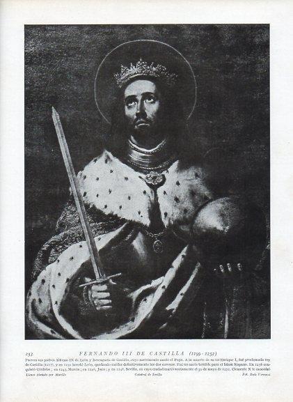 LAMINA V09972: Fernando III de Castilla, por Murillo