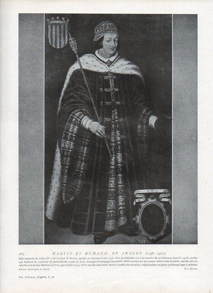 LAMINA V09985: Martin el Humano de Aragon