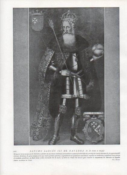 LAMINA V09956: Sancho Garces III de Navarra