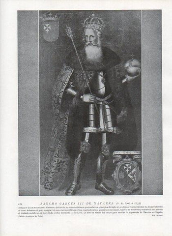 LAMINA V09956: Sancho Garces III de Navarra