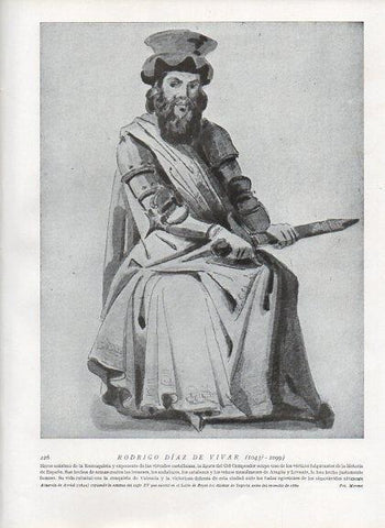 LAMINA V09959: Rodrigo Diaz de Vivar, por Avrial