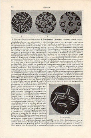 LAMINA V09403: Granates y Cuarzo artificial