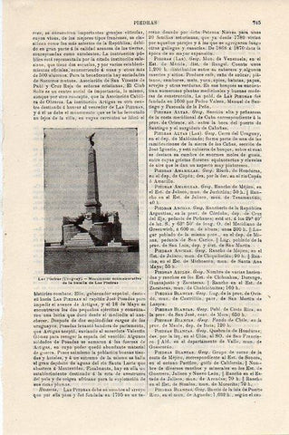 LAMINA V09414: Monumento Las Piedras en Uruguay