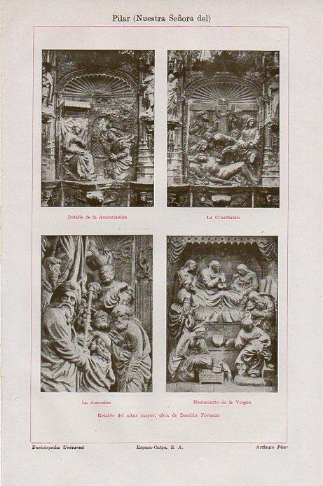 LAMINA V09437: Retablo del altar mayor de Nuestra Señora del Pilar
