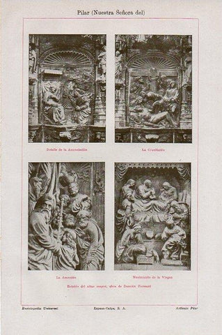 LAMINA V09437: Retablo del altar mayor de Nuestra Señora del Pilar