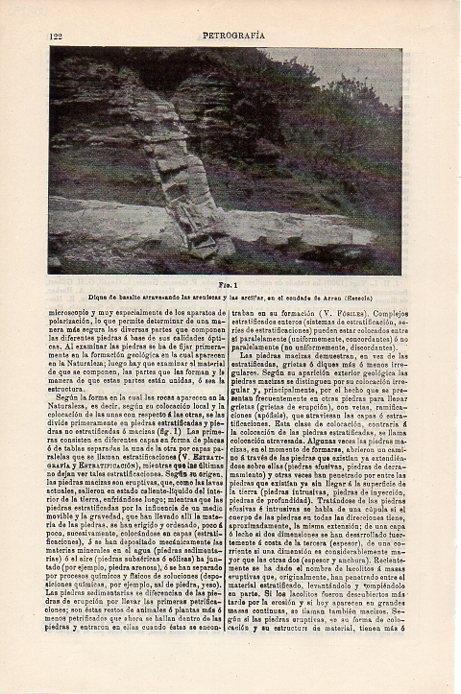 LAMINA V09290: Dique de basalto en el condado de Arran, Escocia