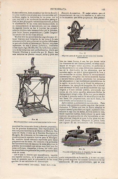 LAMINA V09297: Maquinas para el desgaste de rocas