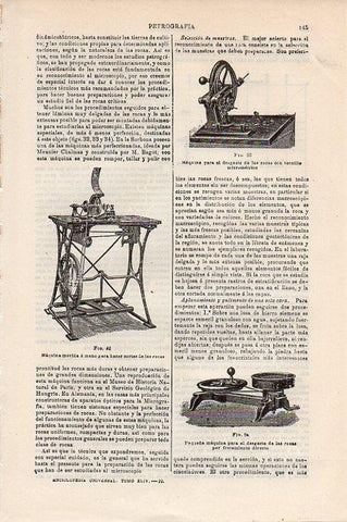 LAMINA V09297: Maquinas para el desgaste de rocas