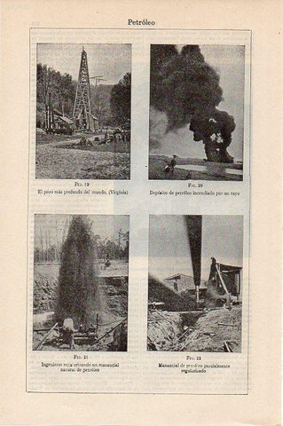 LAMINA V09306: Pozos de petroleo