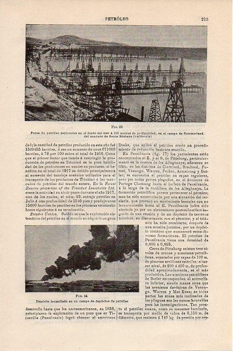 LAMINA V09307: Campo petrolifero de Summerland, Estados Unidos