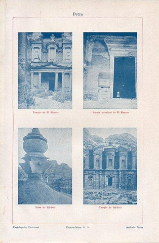 LAMINA V09278: Vistas de Petra, Jordania