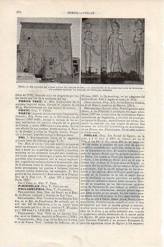 LAMINA V09334: Templo de Isis