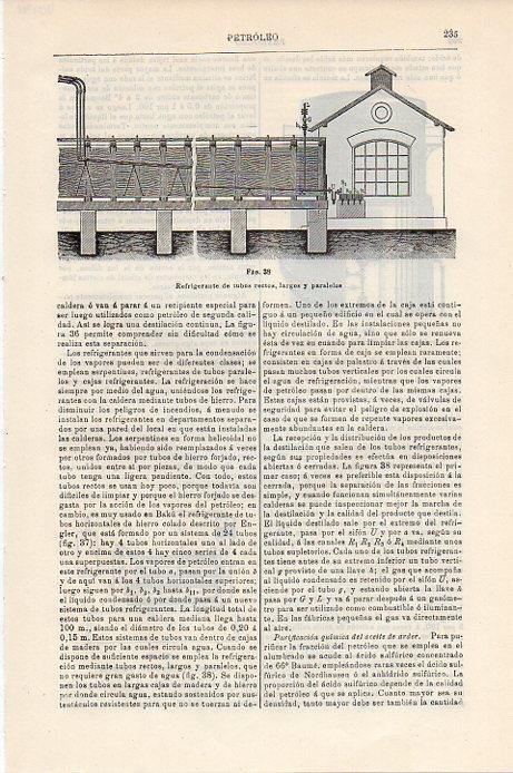 LAMINA V09311: Refrigerante de tubos rectos
