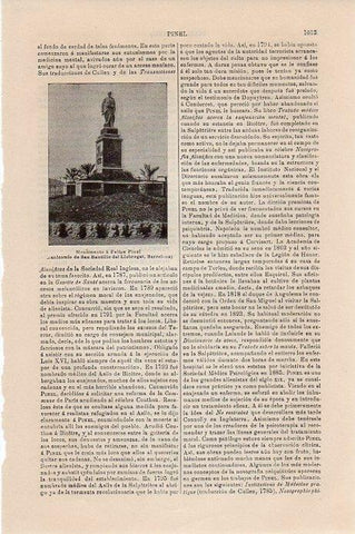 LAMINA V09465: Monumento a Felipe Pinel en San Baudilio de Llobregat