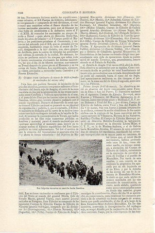 LAMINA V09607: Brigadas navarras hacia Gandesa