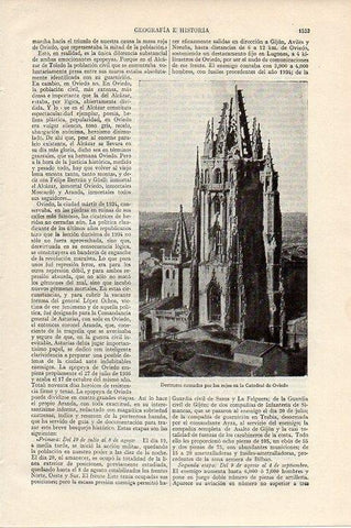 LAMINA V09614: Destrozos de la guerra en la Catedral de Toledo