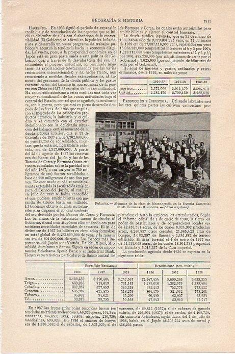 LAMINA V09615: Escuela Comercial de las Hermanas Misioneras en Fukuoka
