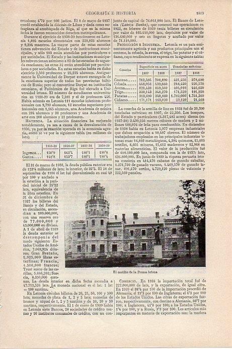 LAMINA V09618: El castillo de la Prensa letona