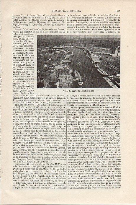 LAMINA V09579: Canal del puerto de Houston 