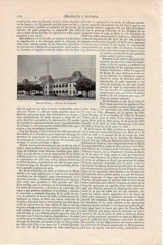 LAMINA V09588: Palacio de Finanzas en Port-au-Prince