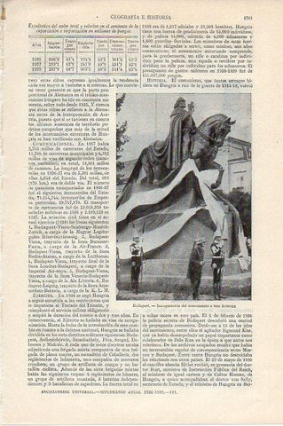 LAMINA V09590: Inaguracion monumento a San Esteban en Budapest