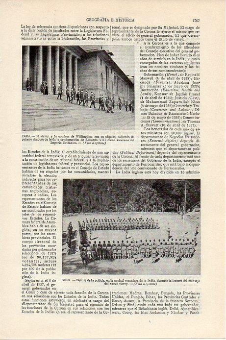 LAMINA V09591: El virrey y la condesa de Willingdon en Delhi