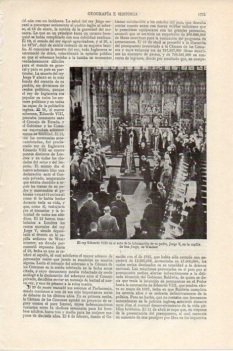 LAMINA V09593: Eduardo VIII en la inhumacion de Jorge V en Windsor