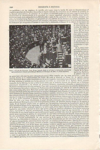 LAMINA V09584: Leon Blum en la Camara de Paris en 1936