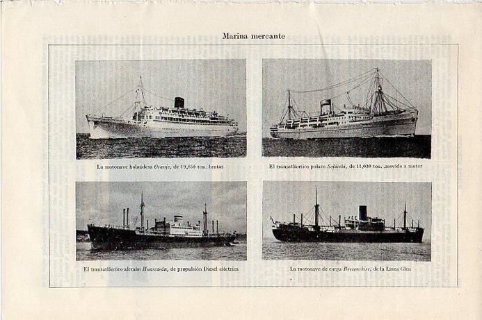 LAMINA V09661: Marina mercante