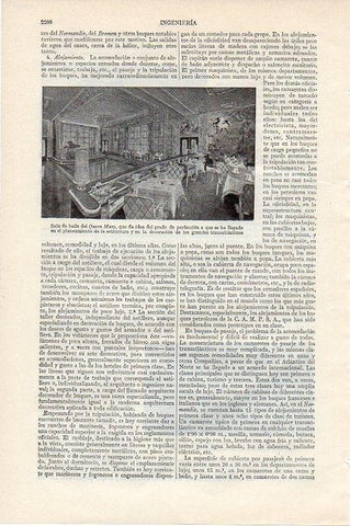 LAMINA V09651: Sala de baile del Queen Mary