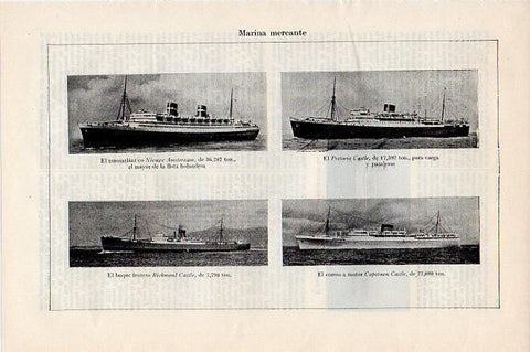 LAMINA V09665: Marina mercante I