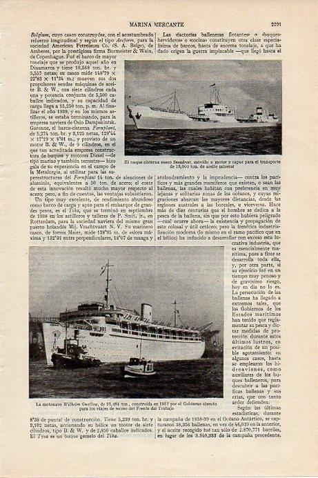 LAMINA V09670: Motonave Wilhelm Gustlow