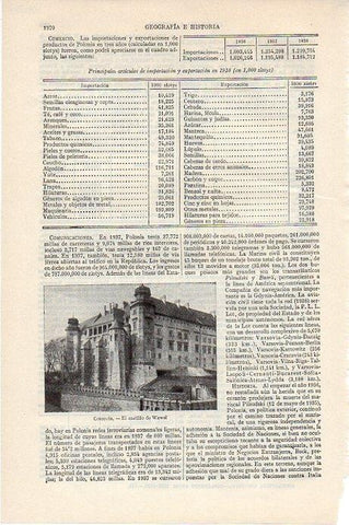 LAMINA V09625: Castillo de Wawel 
