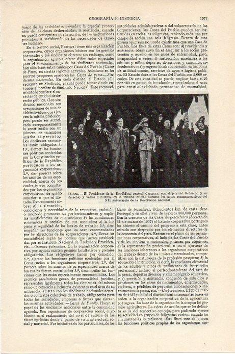 LAMINA V09627: General Carmona en el XII aniversario de la Revolucion